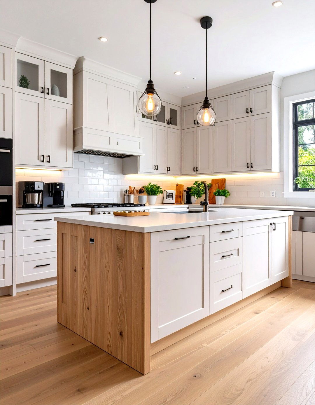 Hidden Appliance Garage Keeps Galley Kitchen Counters Clear - 25 galley kitchen ideas