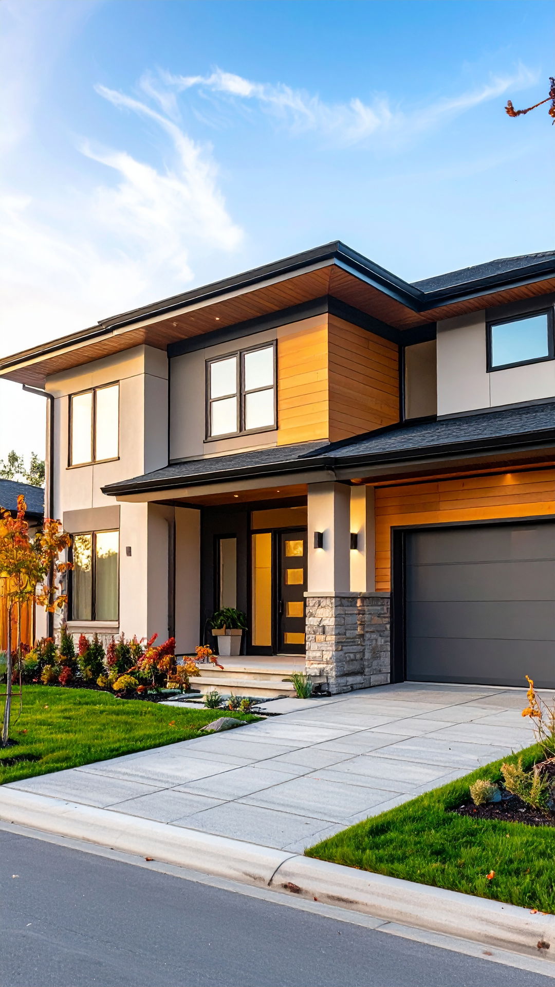 Hidden Flat Roof Gutters - 25 minimalist house exterior ideas