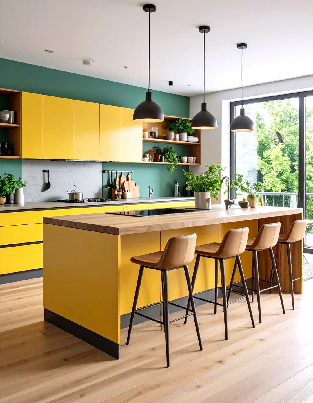 Hidden Pull Out Breakfast Bar - 25 breakfast bar ideas