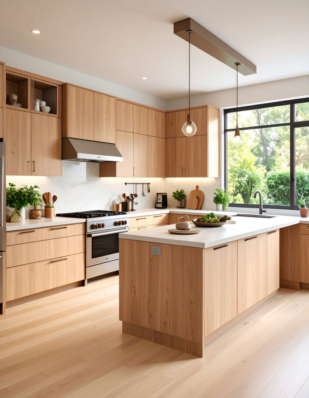 Hide Clutter Behind Pocket Door Cabinets - 25 one wall kitchen ideas