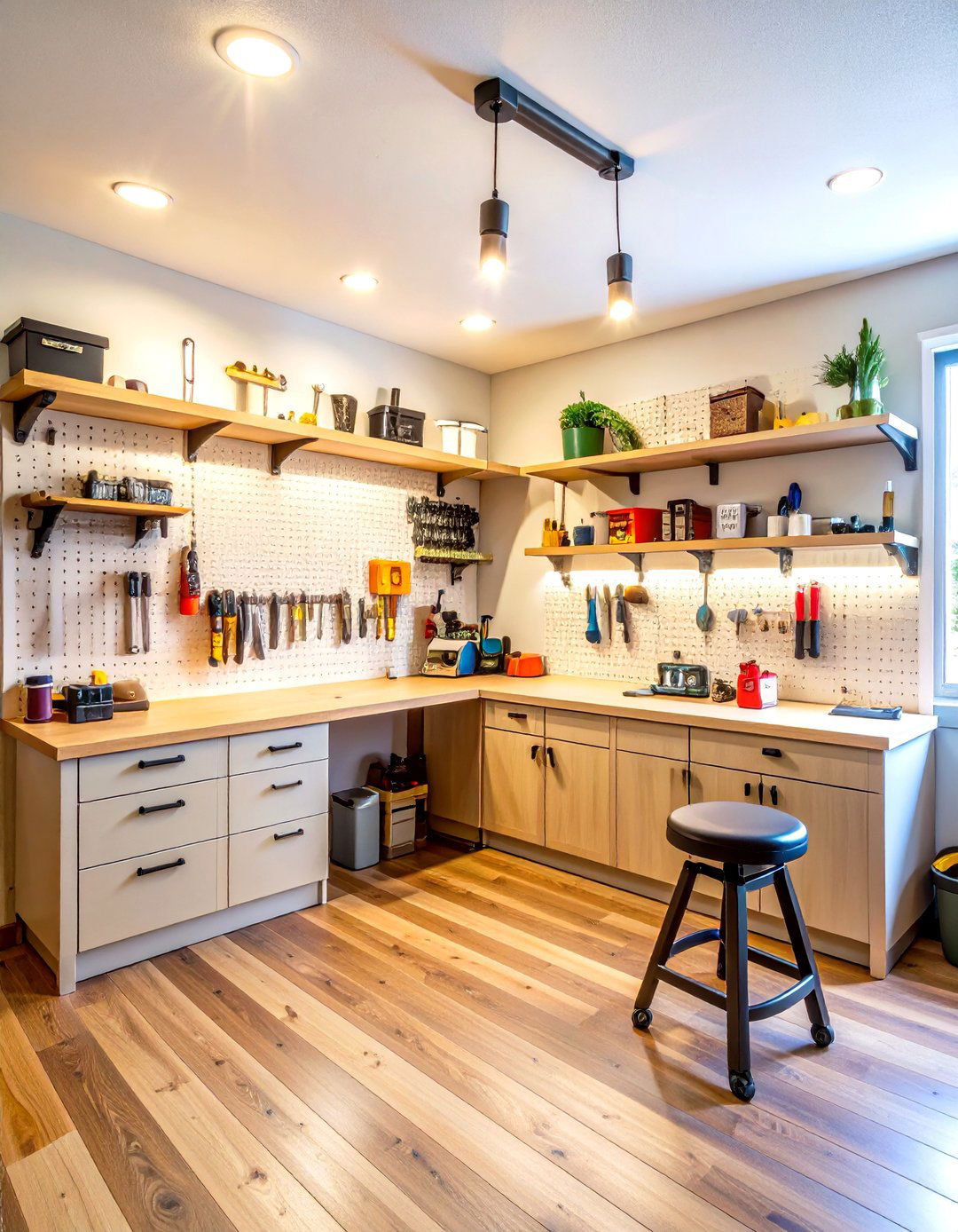 Hobby Workshop Bonus Room for Hands On Tinkering - 25 bonus room ideas