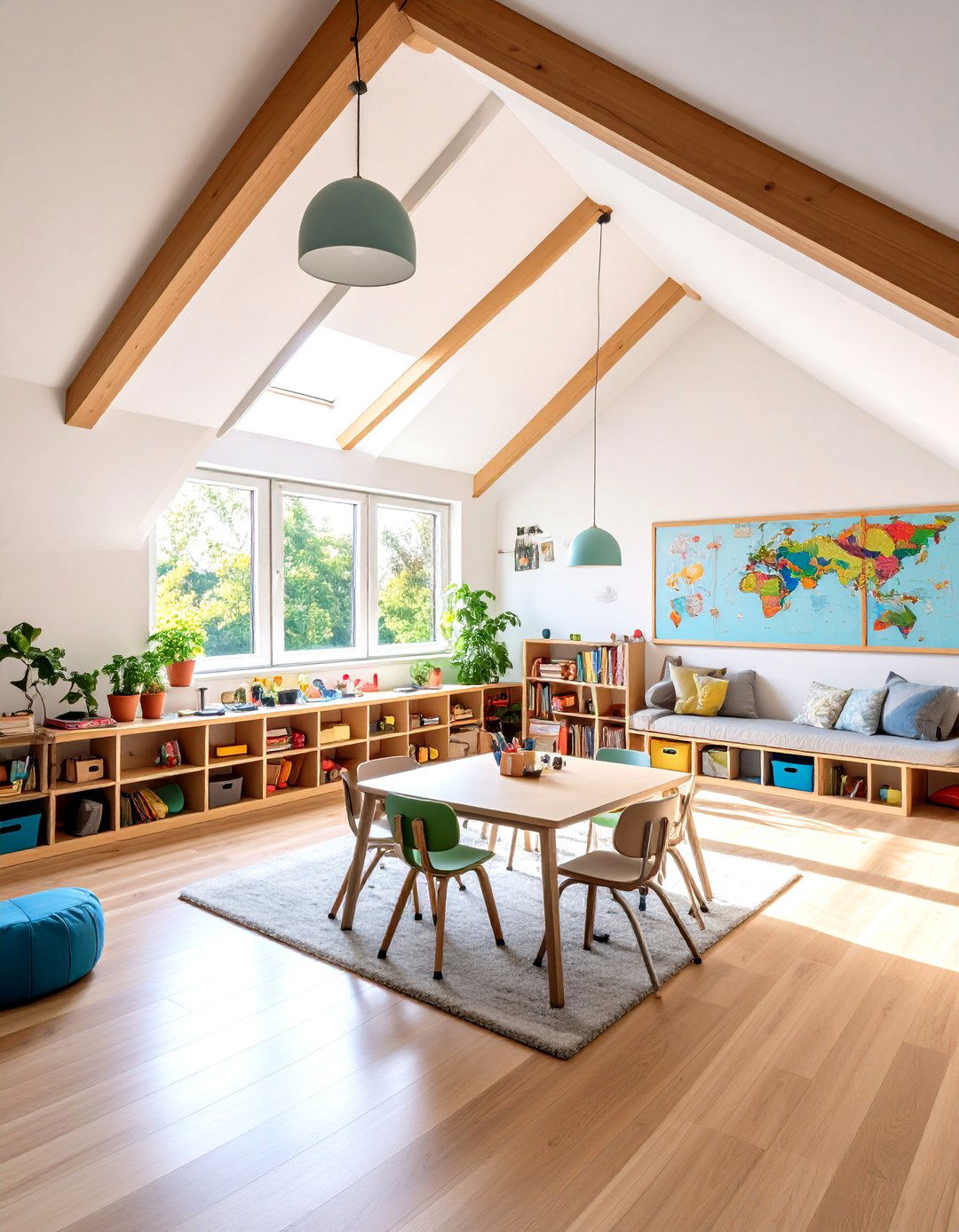 Homeschool Classroom Bonus Room for Organized Learning - 25 bonus room ideas
