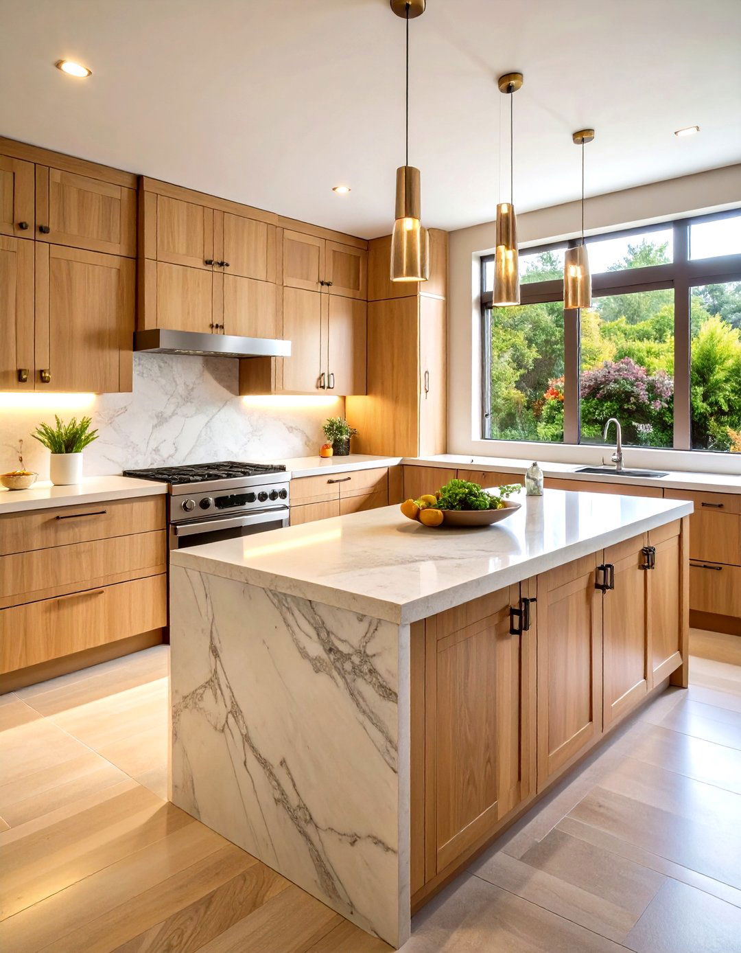 Honed Stone Countertops Add Earthy Elegance - 25 organic kitchen design ideas