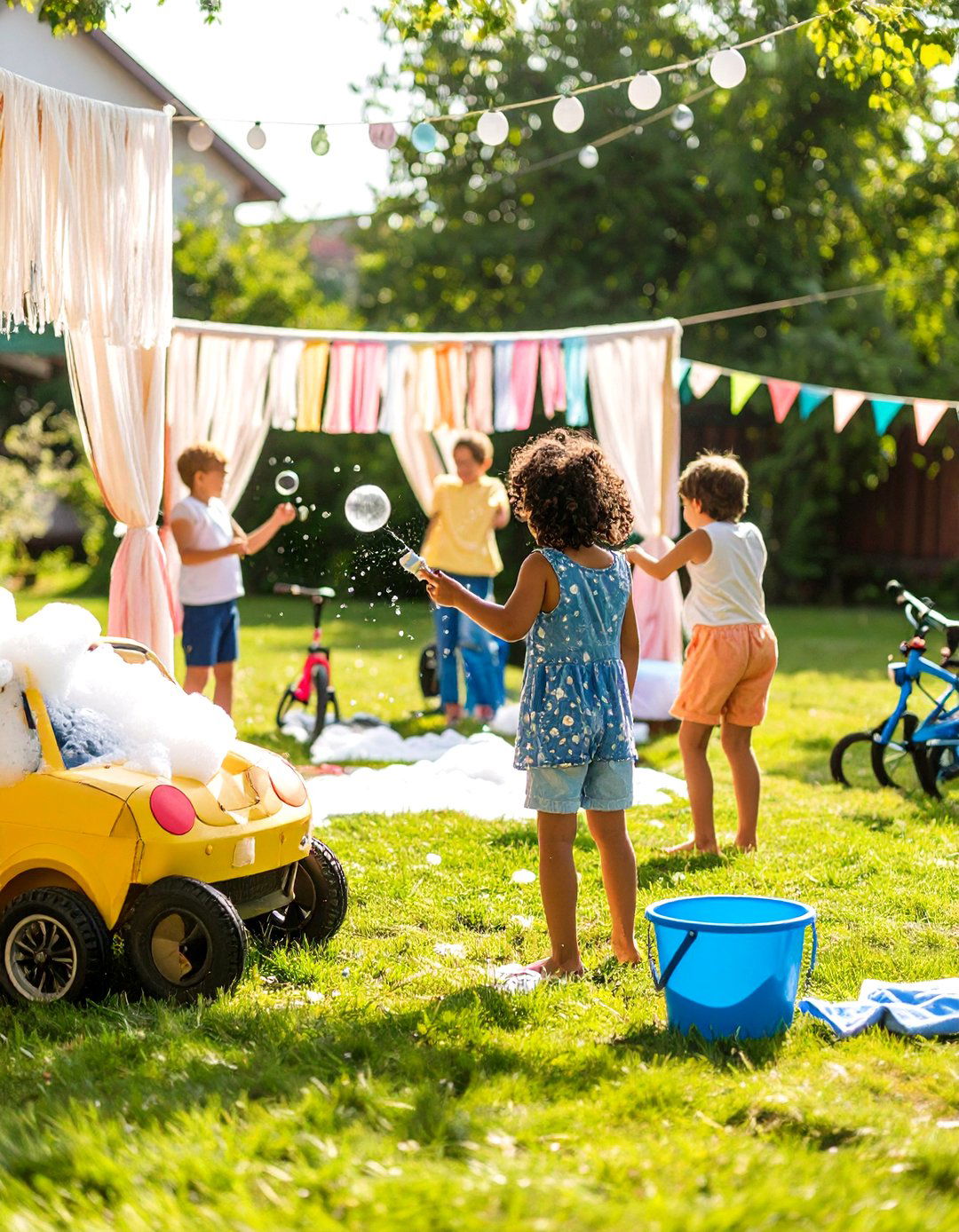 Hot Wheels Backyard Car Wash Splash Zone - 25 hot wheels birthday party ideas