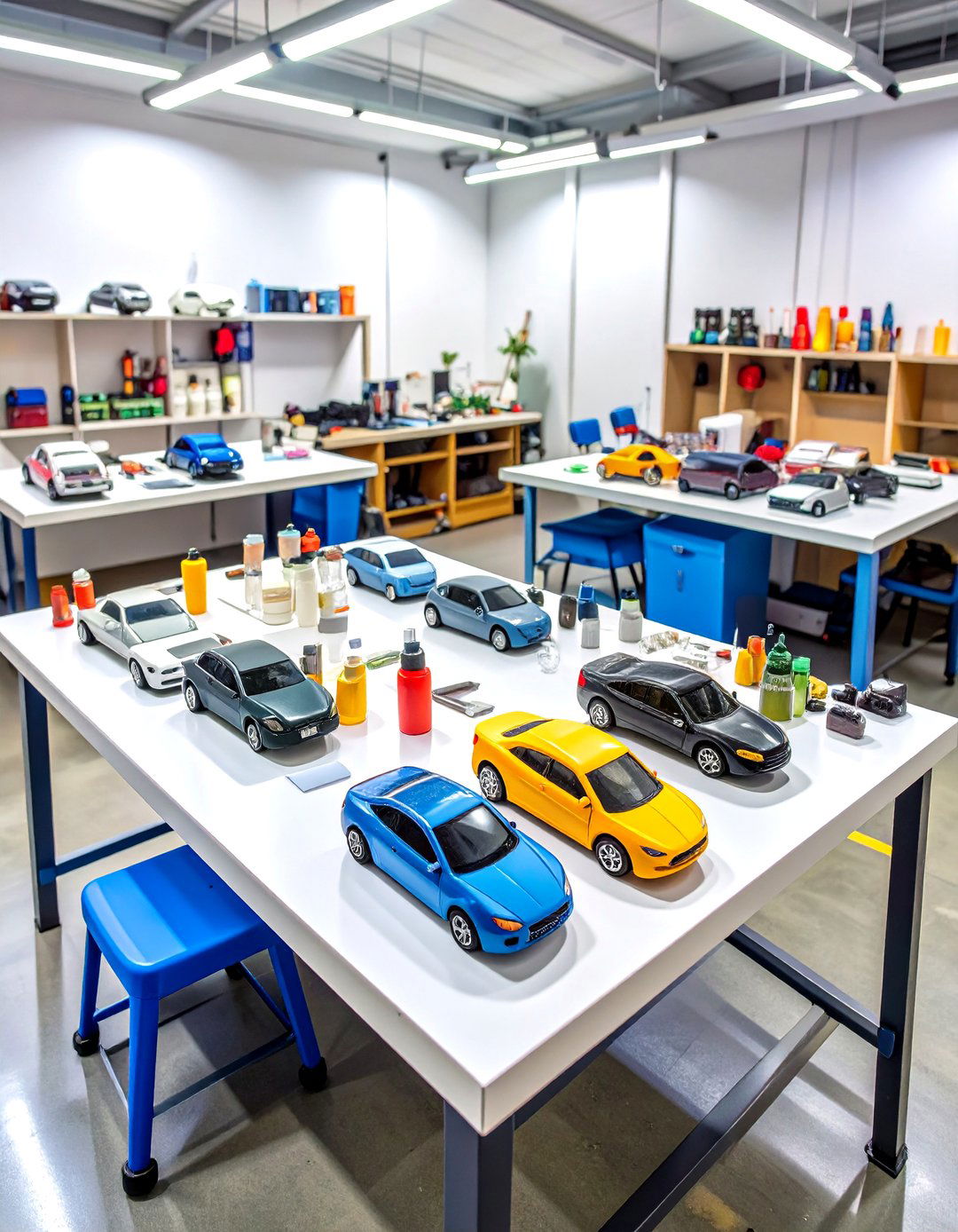 Hot Wheels DIY Car Customization Station - 25 hot wheels birthday party ideas