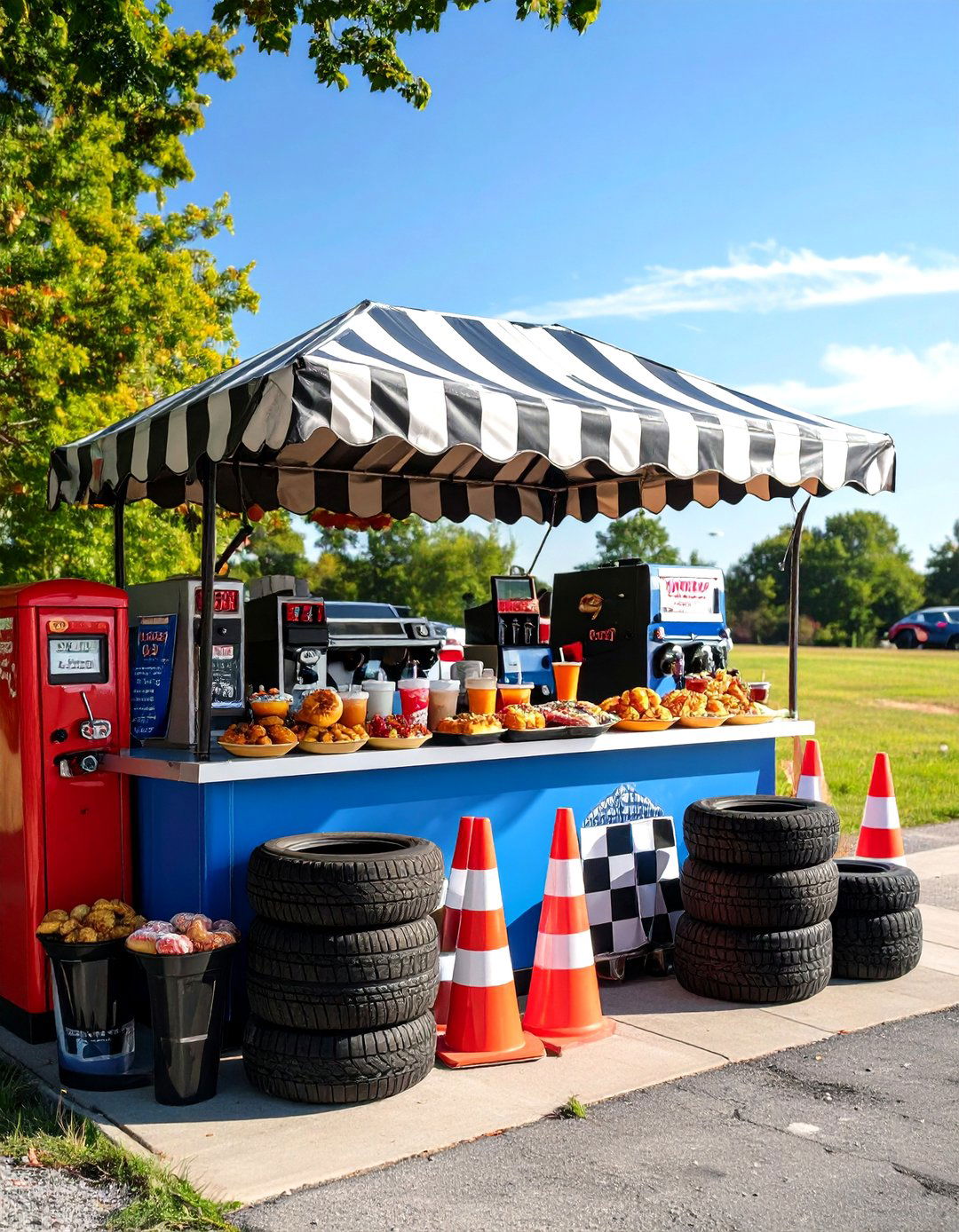 Hot Wheels Pit Stop Snack Bar