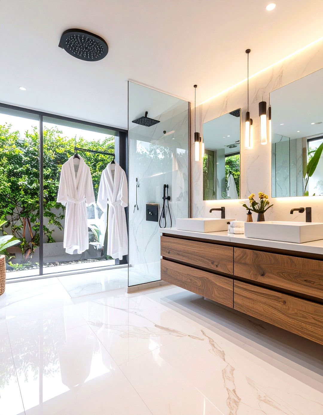 Hotel Style Luxury Suite Bathroom - 25 bathroom with black fixtures