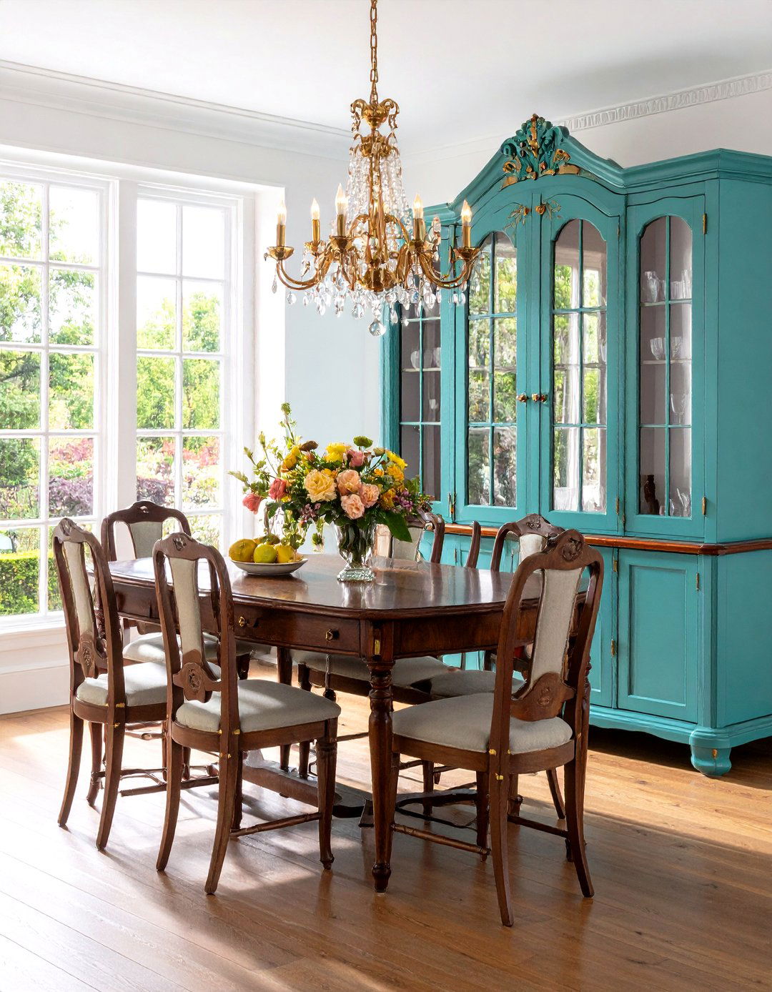 Hutch With Curved Glass Doors - 25 dining room hutch ideas