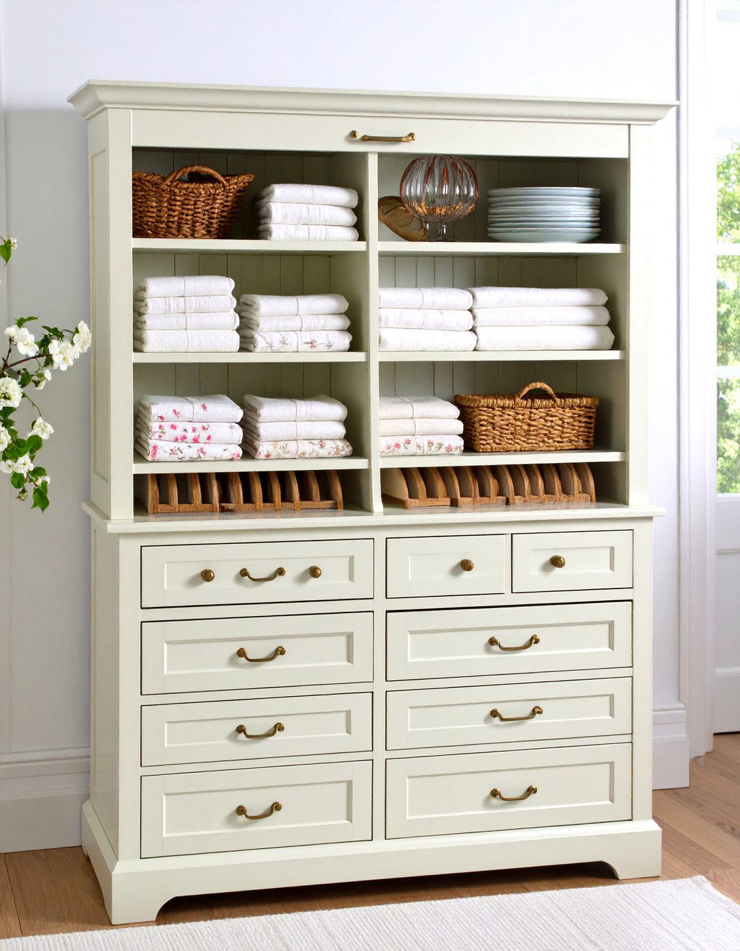 Hutch With Pull Out Drawers for Linens - 25 dining room hutch ideas