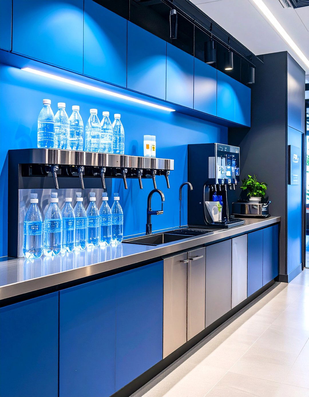 Hydration Refill Office Kitchen Bar - 25 office kitchen ideas