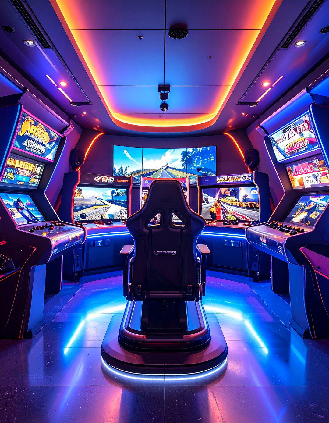 Immersive Racing Arcade Room Pod - 25 arcade room ideas