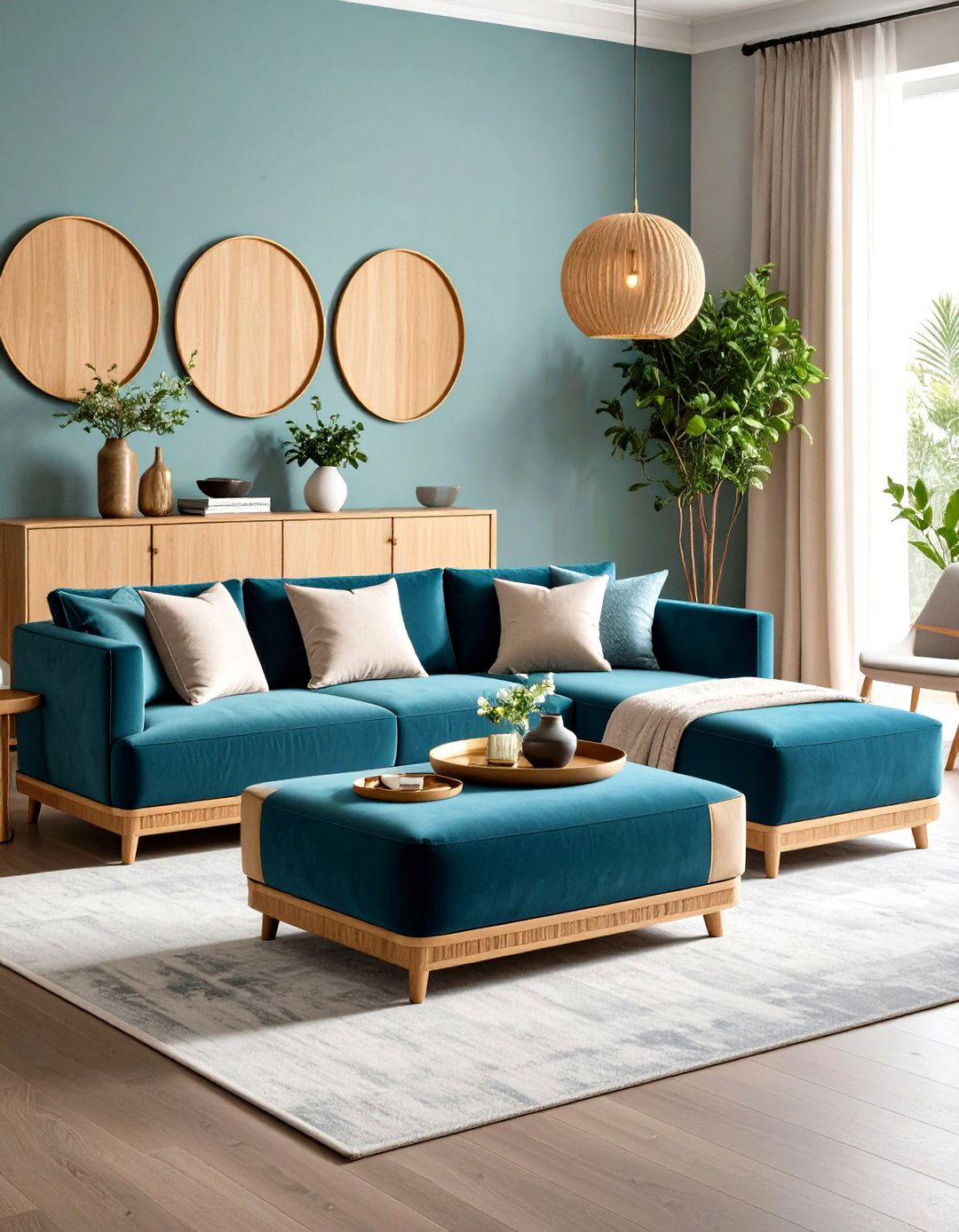 In Lieu of a Coffee Table Use a Modular Ottoman Set in the Parlor Room - 25 parlor room ideas