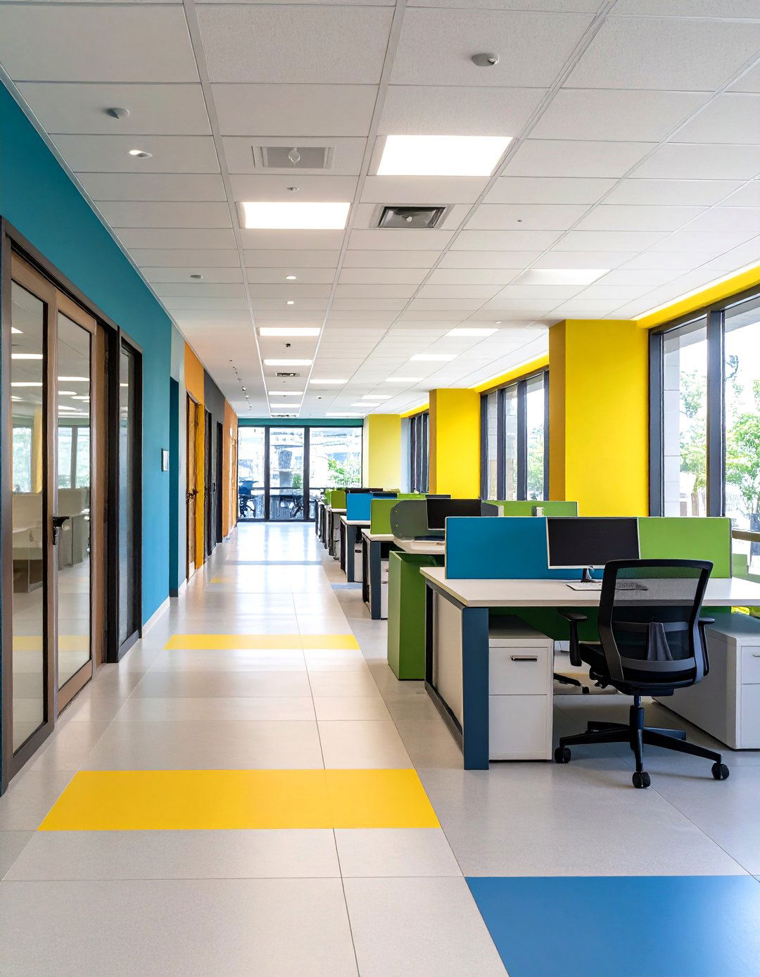 Inclusive and Accessible Pathways - 25 office interior design ideas