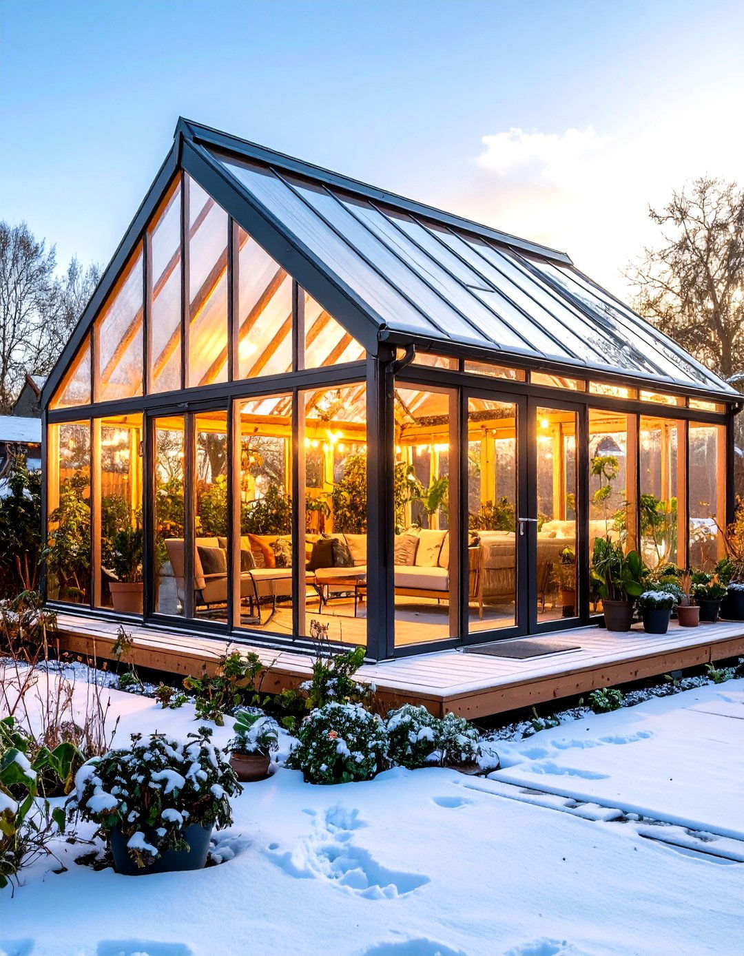 Industrial Chic Metal and Wire Mesh - 25 patio enclosure ideas