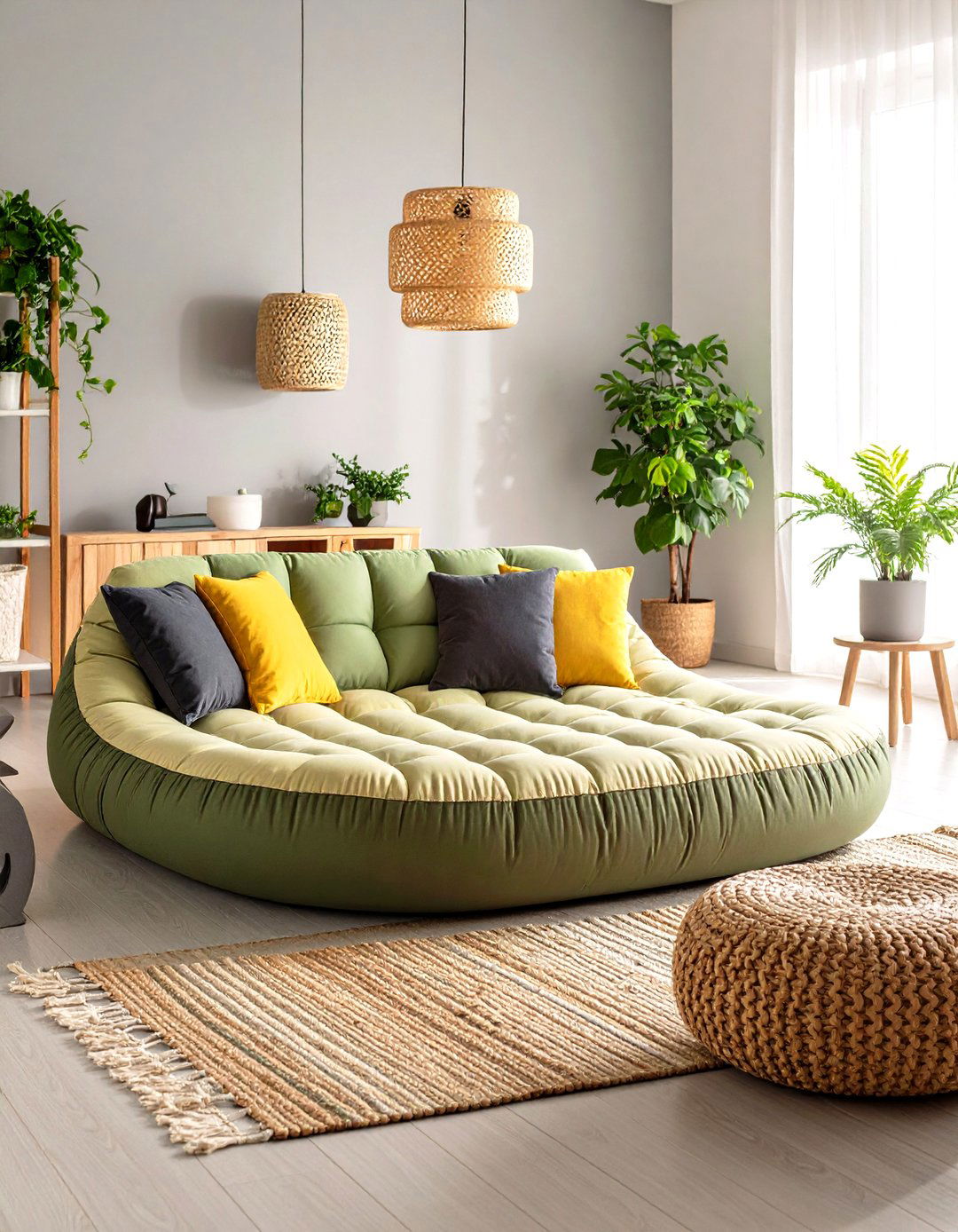 Inflatable Daybed Offers Pack Away Guest Comfort - 25 daybed ideas for small spaces