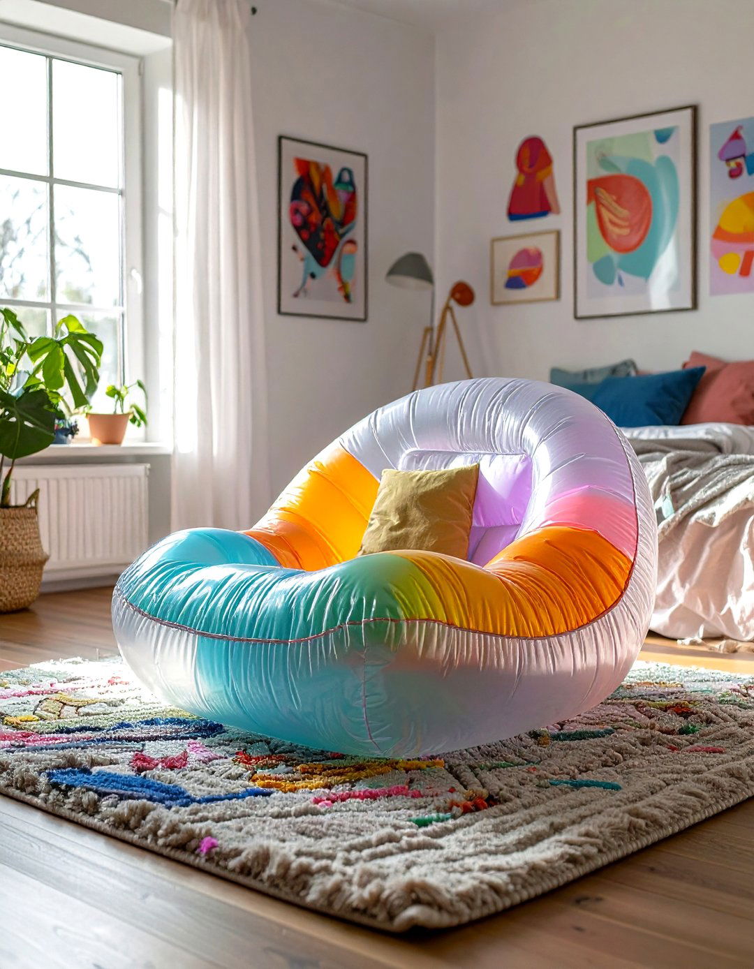 Inflatable Furniture Adds Playful s Interior Design Flair - 25 1990s interior design ideas