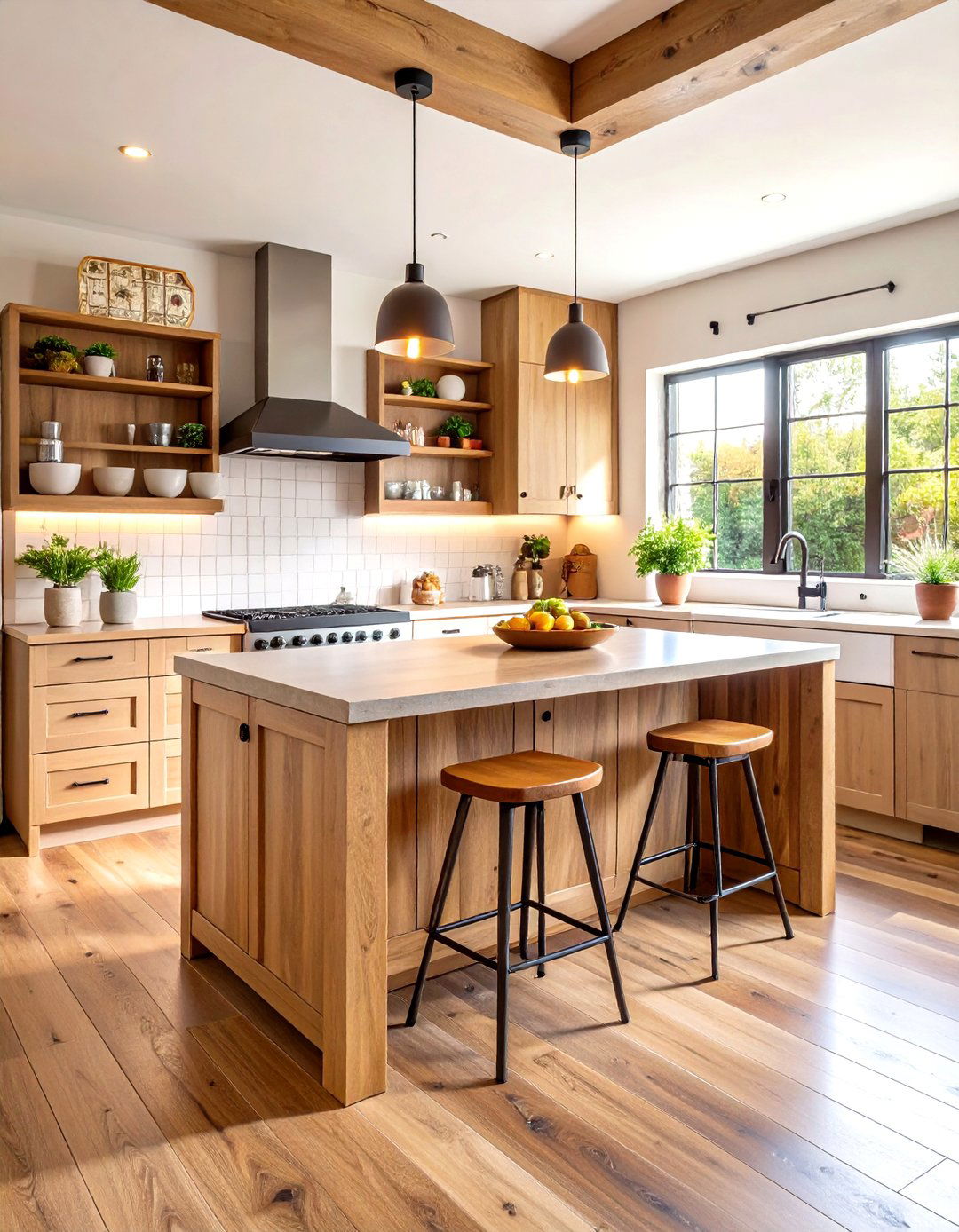 Install a Petite Island With Seating for Casual Chats - 25 cozy kitchen ideas