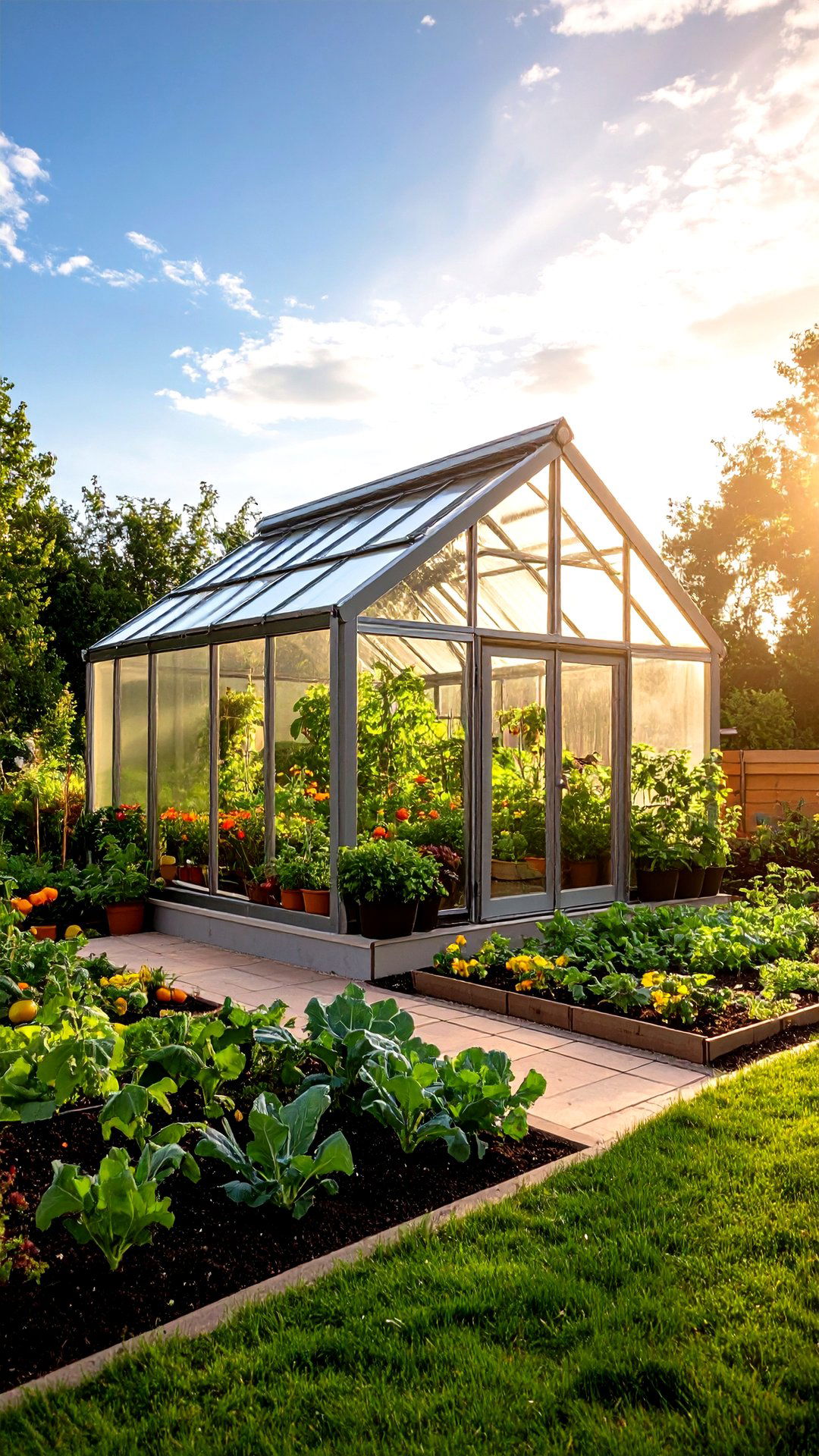 Insulated Twin Wall Polycarbonate Corner Greenhouse - 25 corner greenhouse ideas