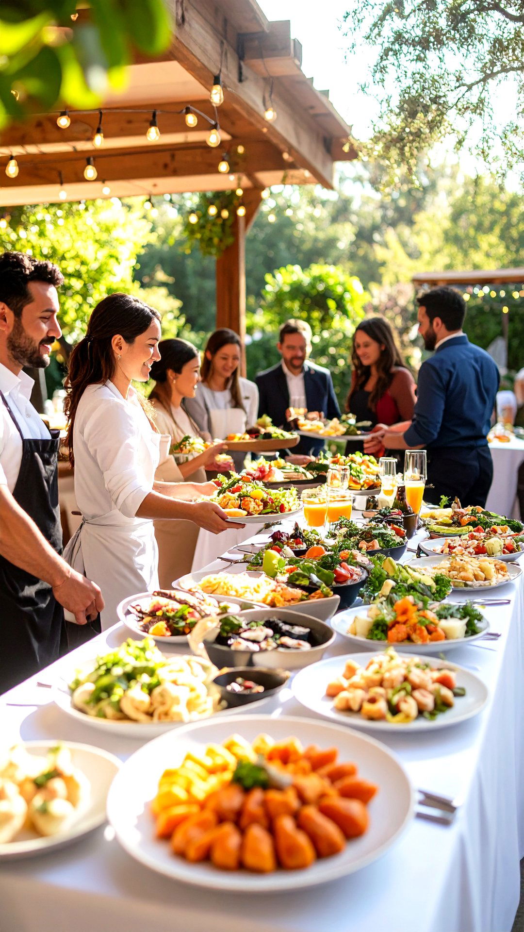 Interactive Food Station Casual Wedding Reception - 25 casual wedding ideas
