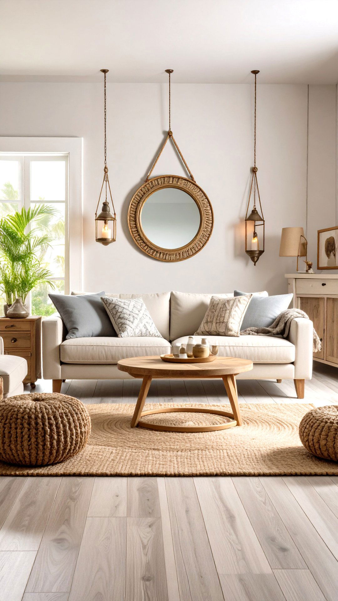 Introduce Nautical Metal Touches - 25 coastal living room ideas