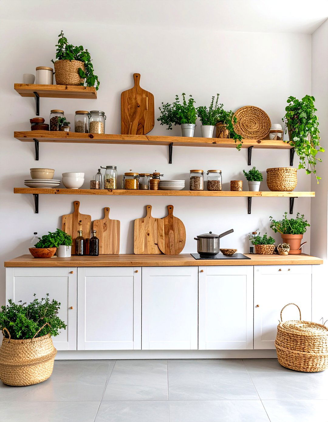 Introduce Open Shelving to Showcase Personality - 25 cozy kitchen ideas
