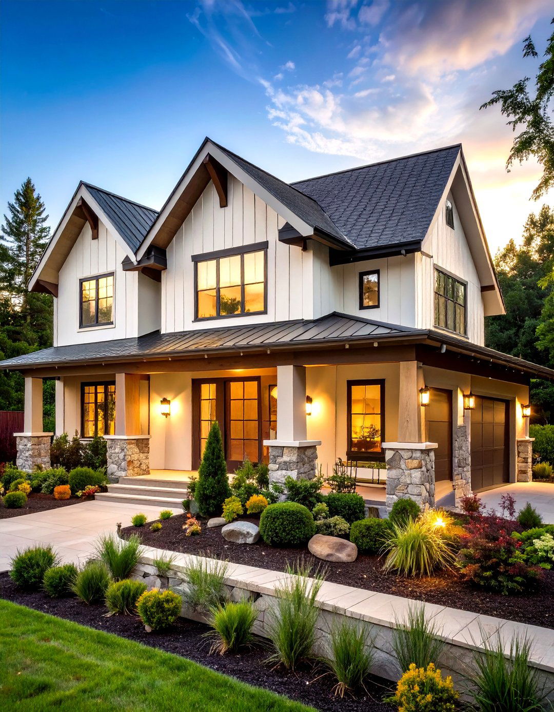 Inviting Warm Whites Elevate Any Style - 25 exterior house colors & inspiration