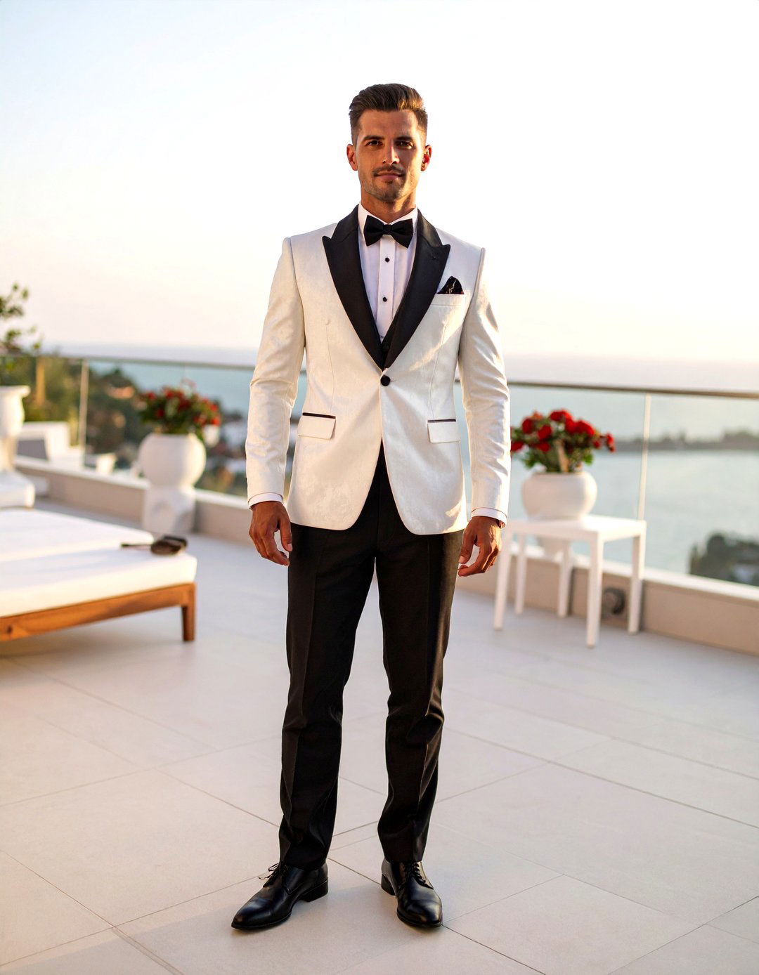 Ivory Dinner Jacket Mens Wedding Outfit - 25 men's wedding outfit ideas