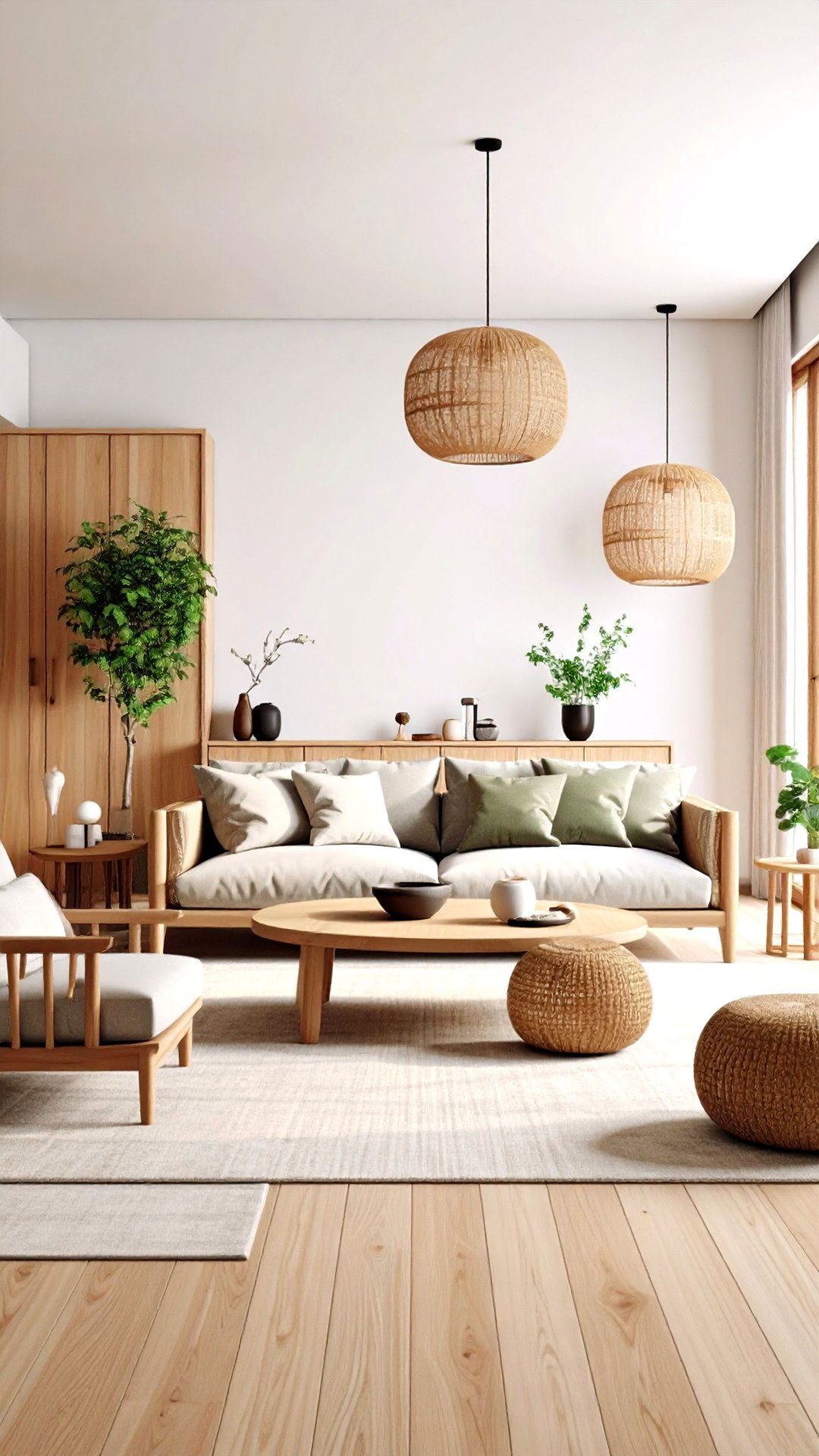 Japandi Serenity Meets Everyday Utility - 25 aesthetic living room ideas