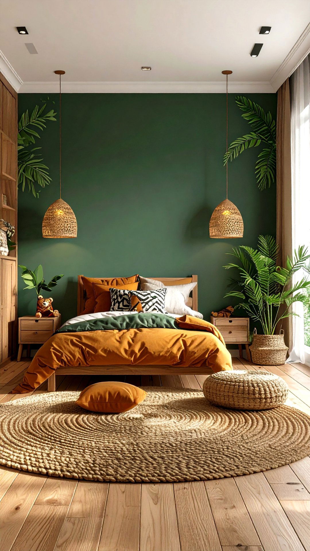 Jungle Green Safari Adventure Boys Room Paint - 25 boys room paint ideas