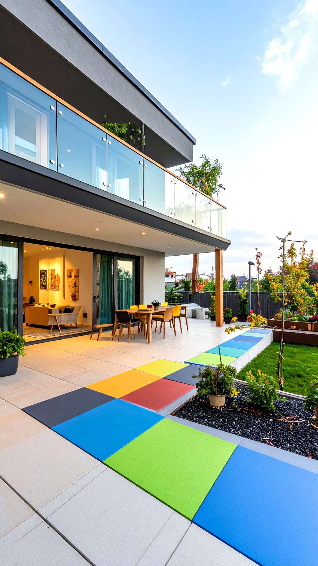 Kid Friendly Safety Rail Cantilever Balcony - 25 cantilever balcony ideas