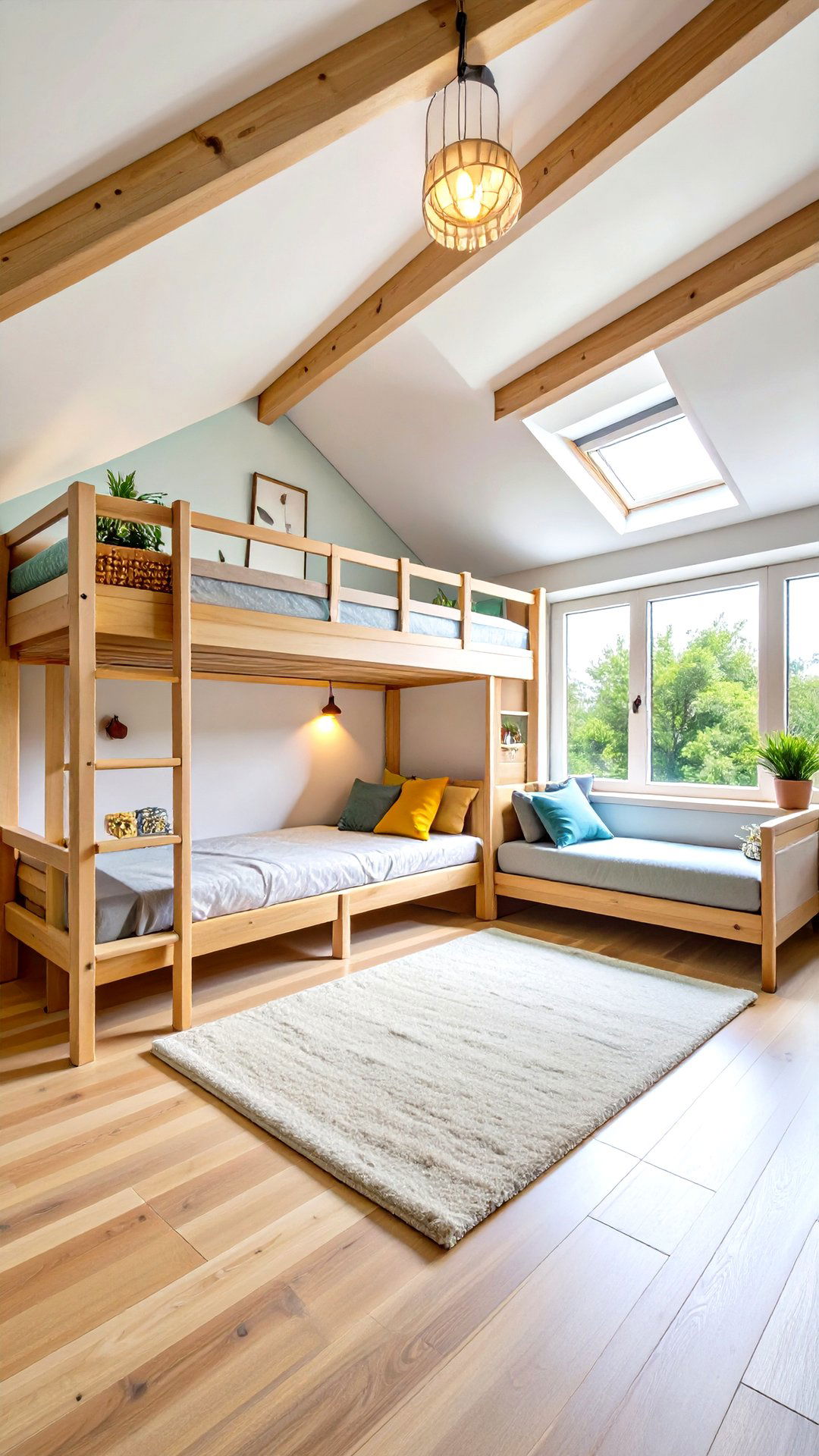 L Shaped Corner Bunk Room for Awkward Floor Plans - 25 bunk room ideas