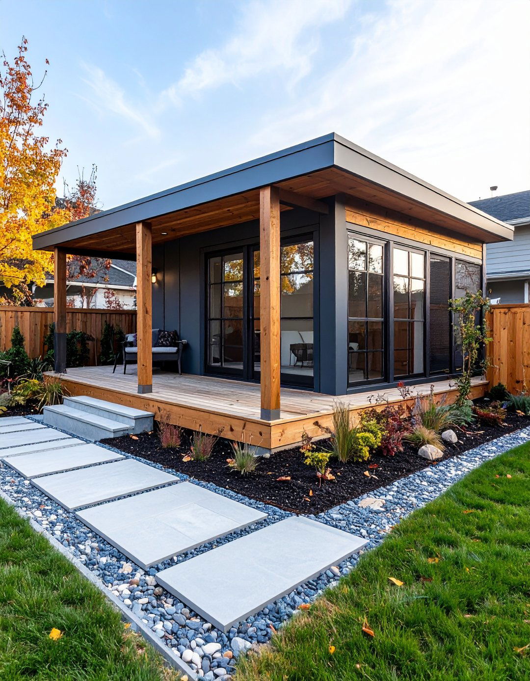 L Shaped Corner Catio - 25 outdoor catio ideas