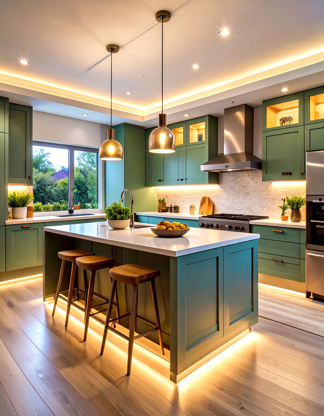 LED Task Lighting Saves Watts Not Style - 25 organic kitchen design ideas
