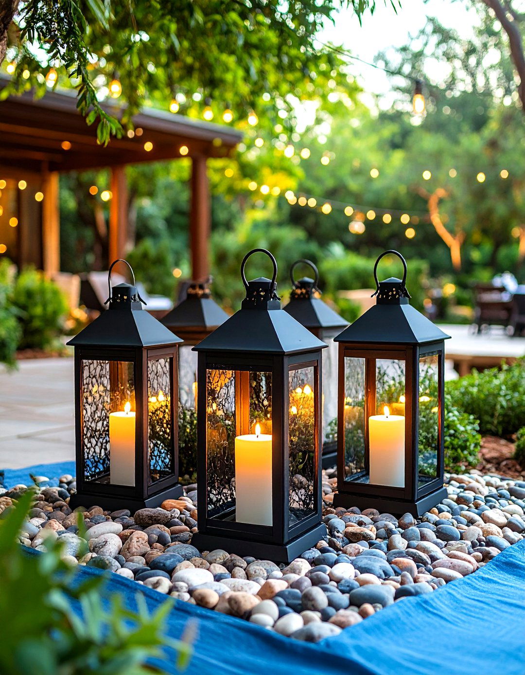 Lantern Luminary Centerpiece - 25 non-floral wedding centerpiece ideas