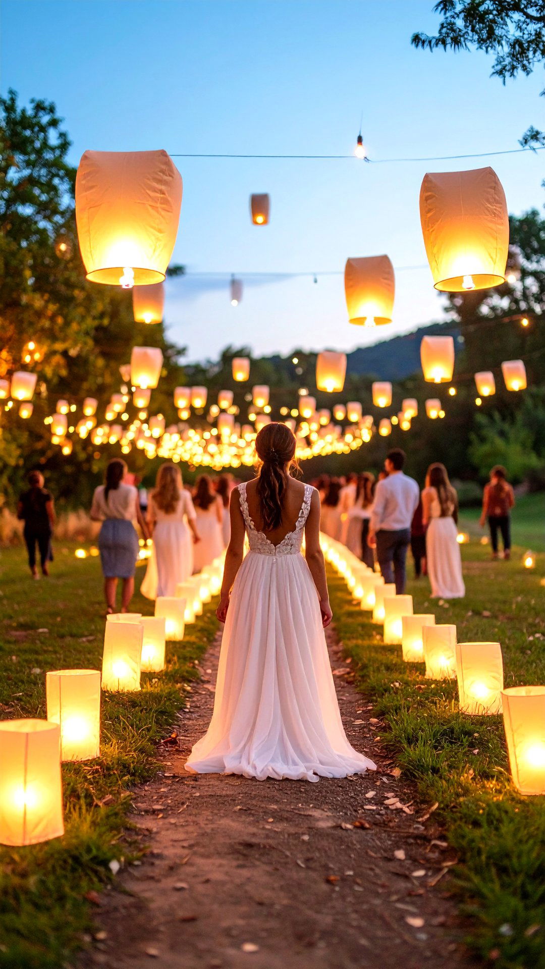 Lantern Send Off Casual Wedding Glow - 25 casual wedding ideas