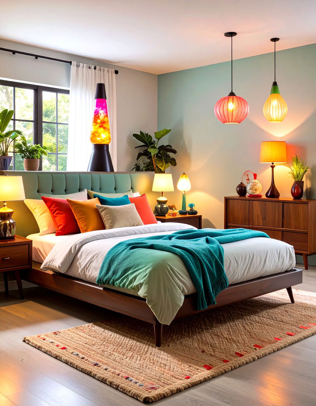 Lava Lamp and Mood Lighting for a s Bedroom - 25 60s bedroom ideas
