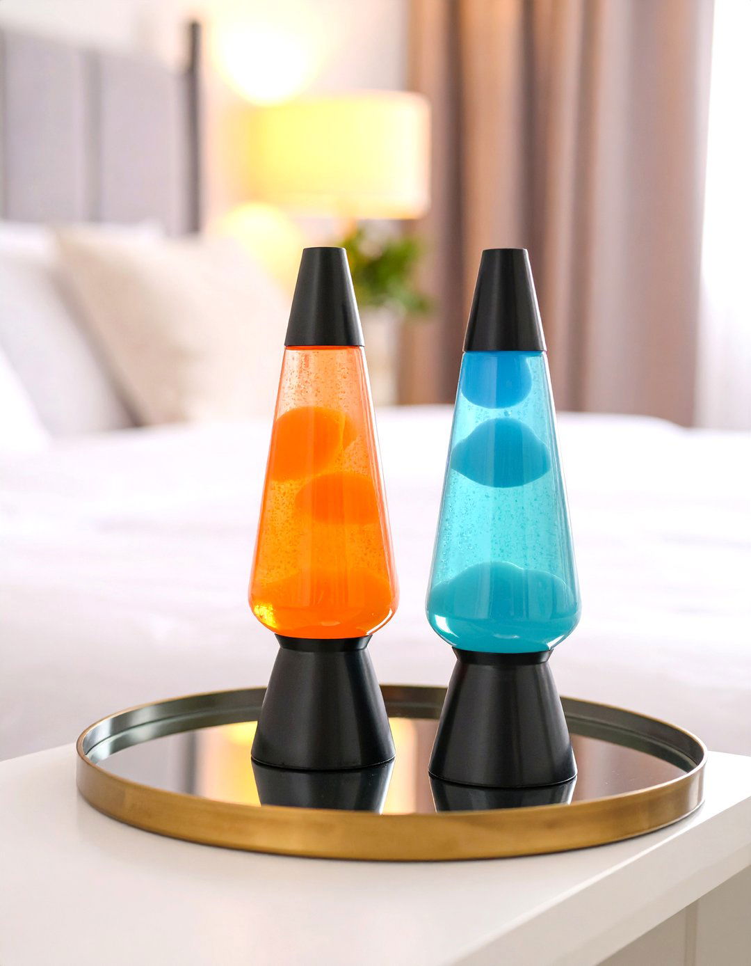 Lava Lamps for Mesmerizing Glow - 25 70s bedroom decor ideas