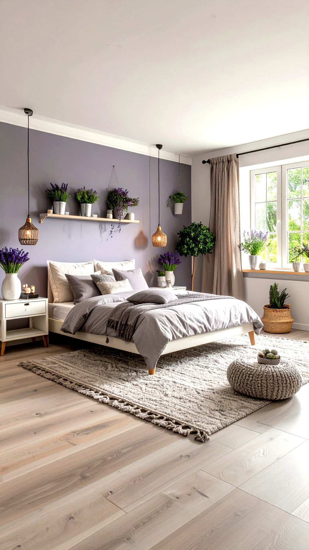 Lavender Mist Accent Wall Serenity - 25 accent wall colors