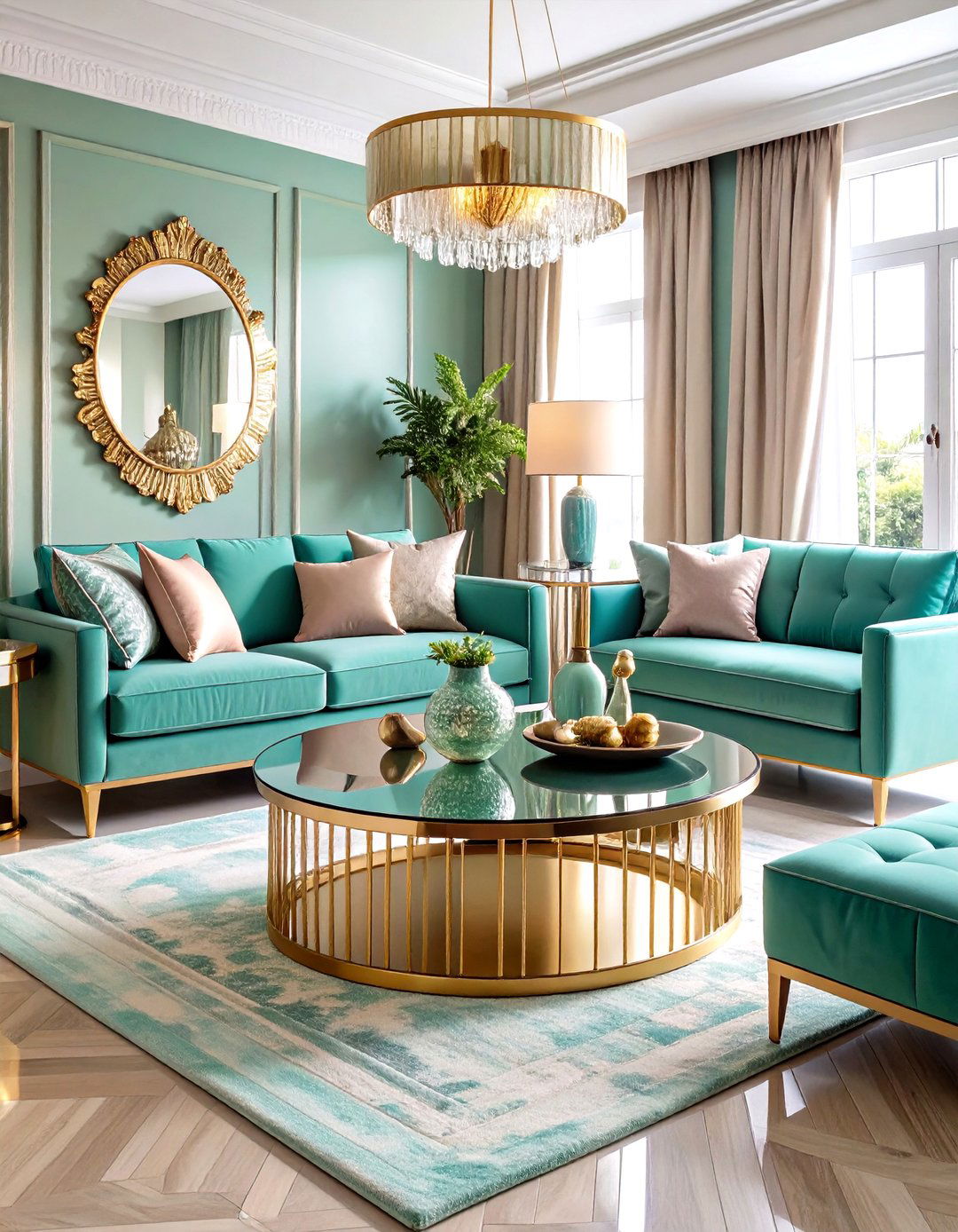 Layer Pastels with Texture and Tone - 25 pastel living room ideas
