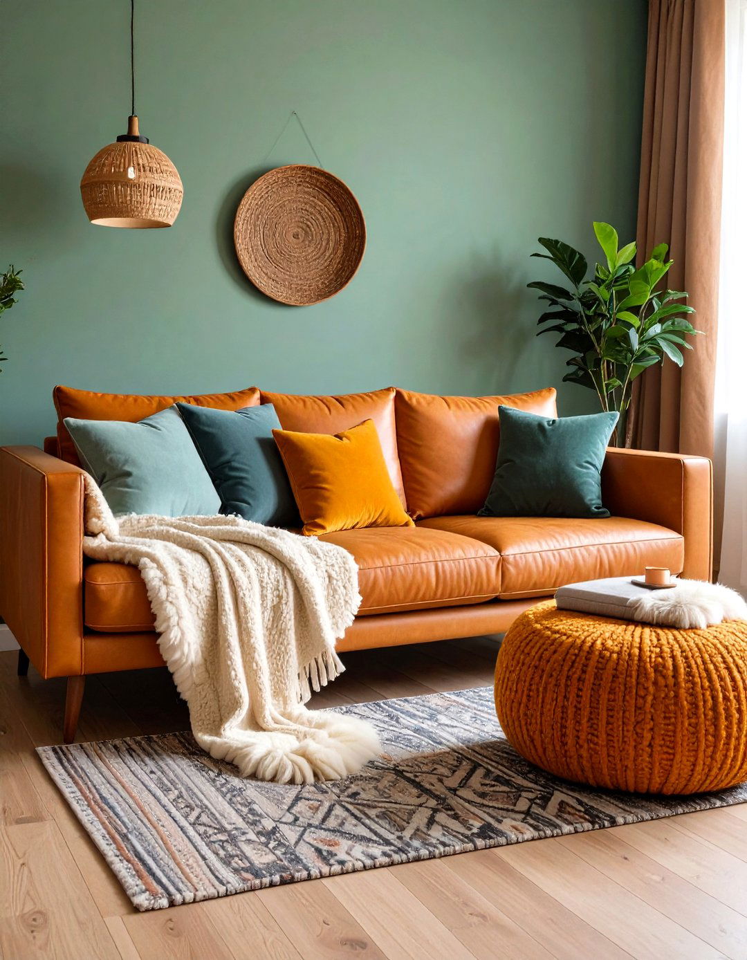 Layered Textiles Craft a Cozy Apartment Retreat - 25 apartment decorating ideas