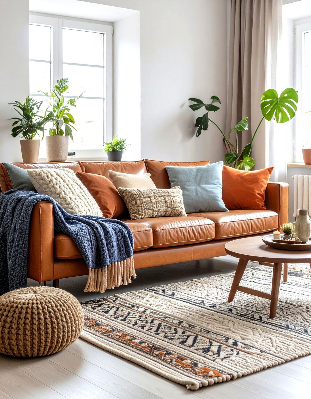 Layered Textures Add Warmth Without Crowding the Living Room - 25 apartment small living room ideas