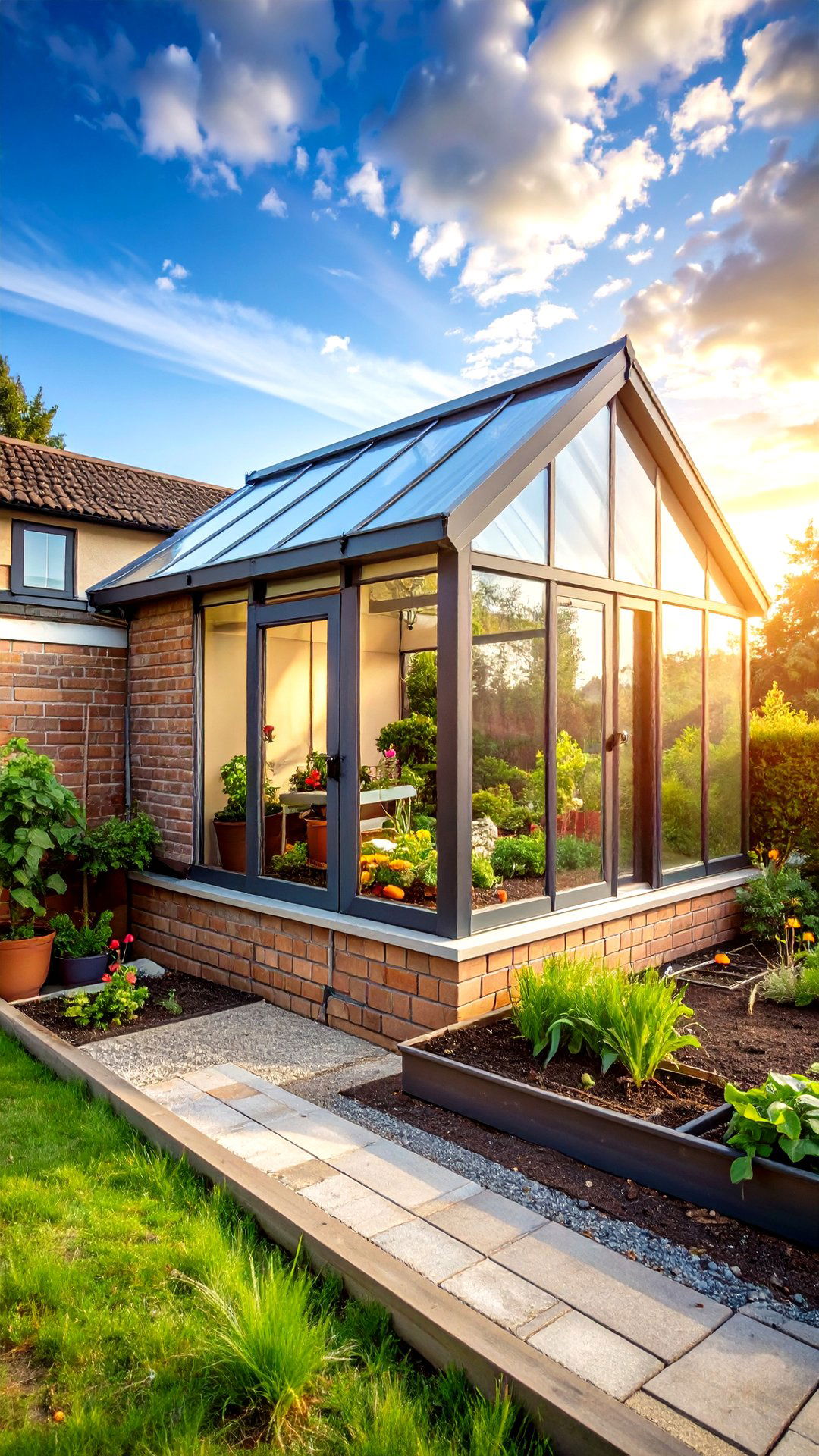 Lean To Corner Greenhouse for Maximum Yard Space - 25 corner greenhouse ideas