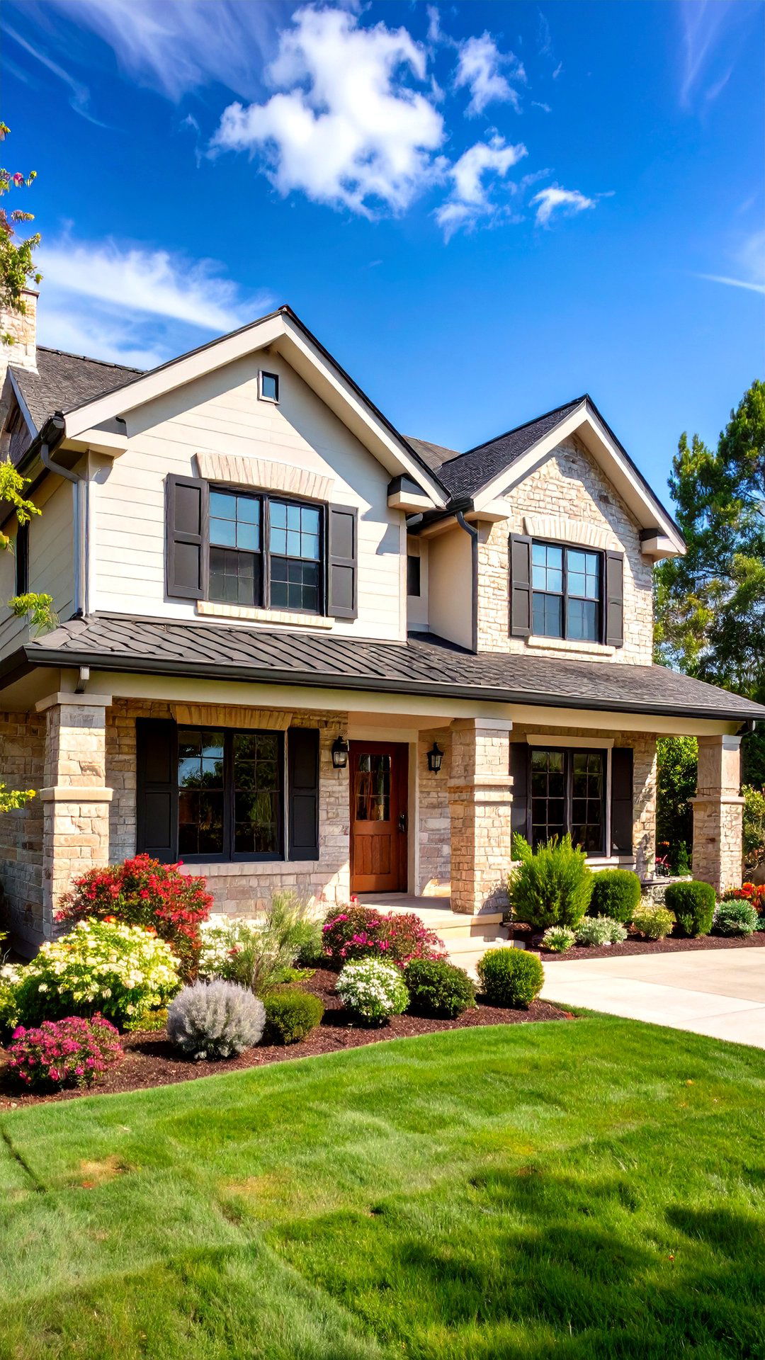 Limewashed Brick Softens a s House Exterior - 25 1980s house exterior ideas