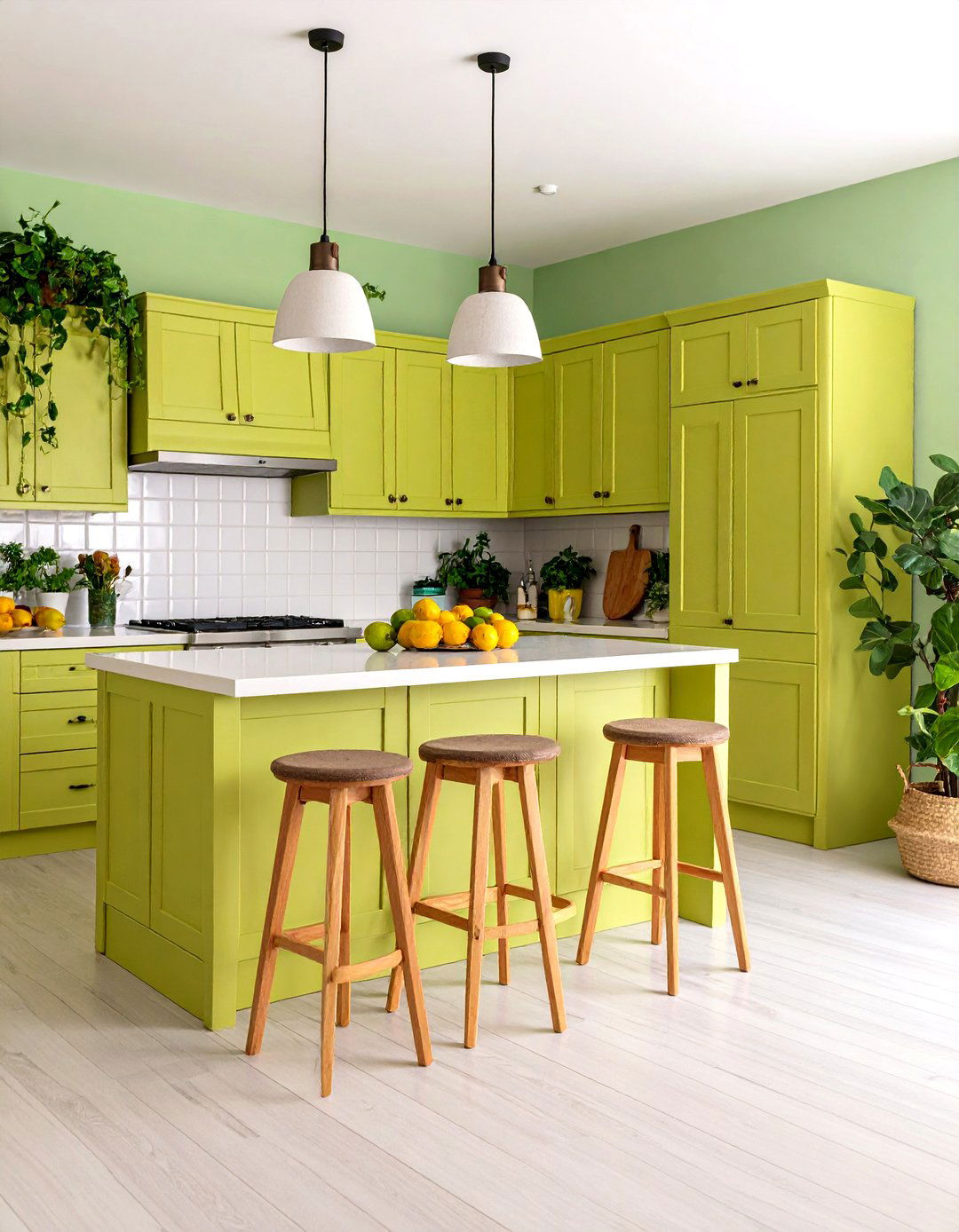 Limoncito Lime Mexican Paint Color for Zesty Pop - 25 mexican interior paint colors