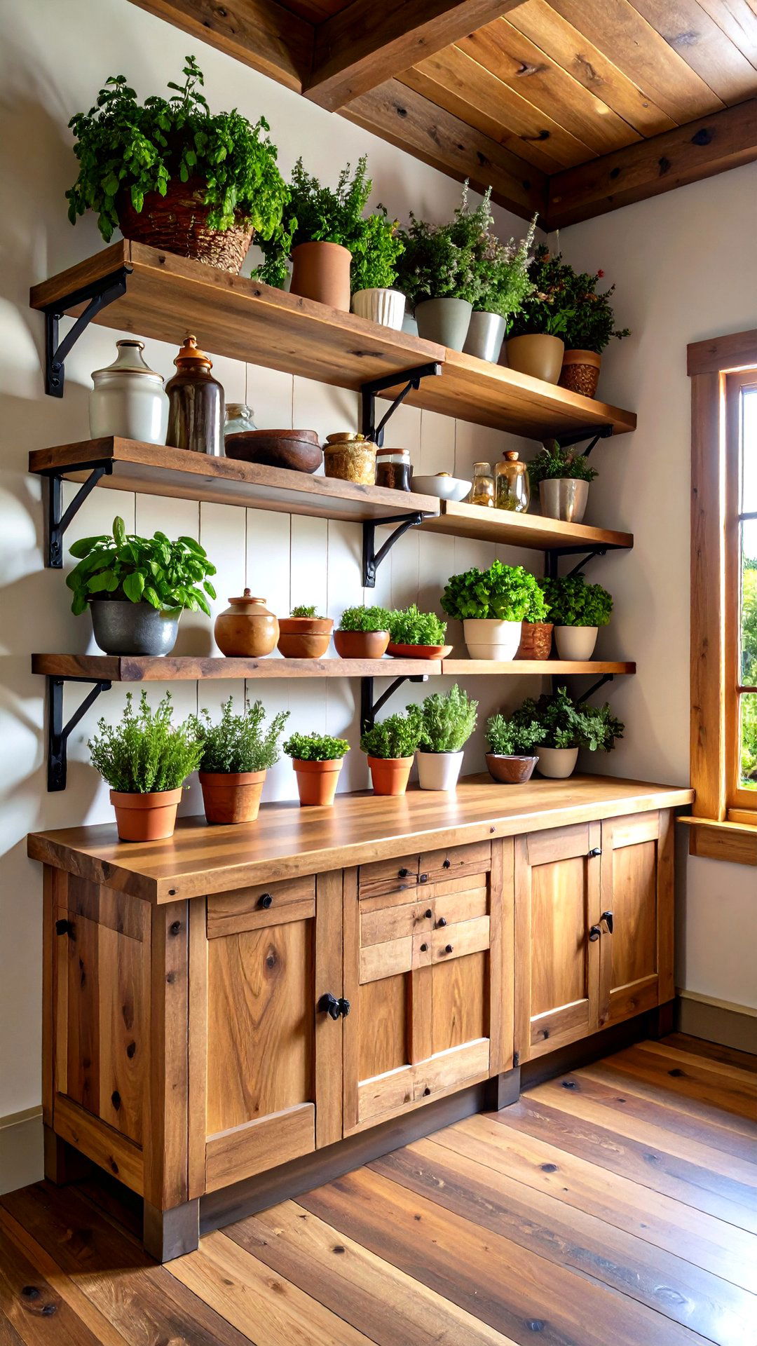 Live Edge Rustic Corner Shelf Brings the Outdoors In - 25 corner shelf ideas