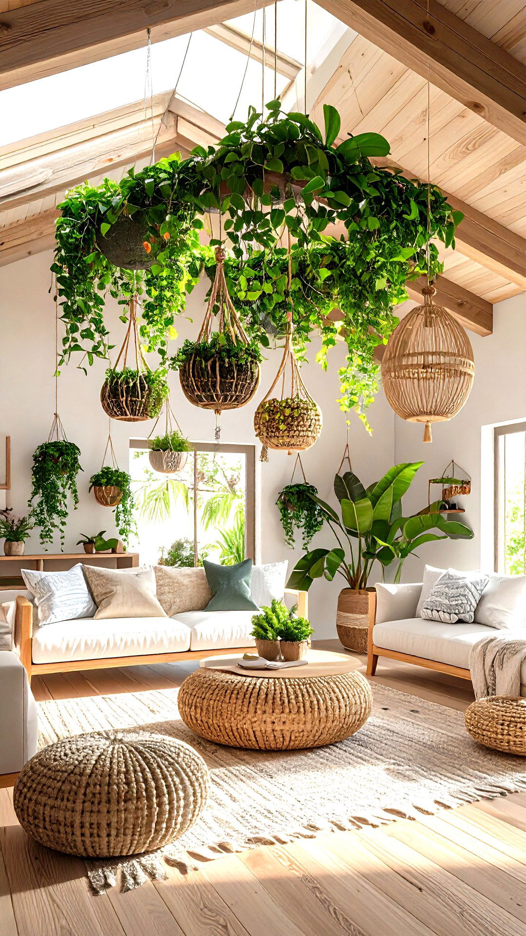 Living Green Canopy Cathedral Ceiling Freshness - 25 cathedral ceiling ideas