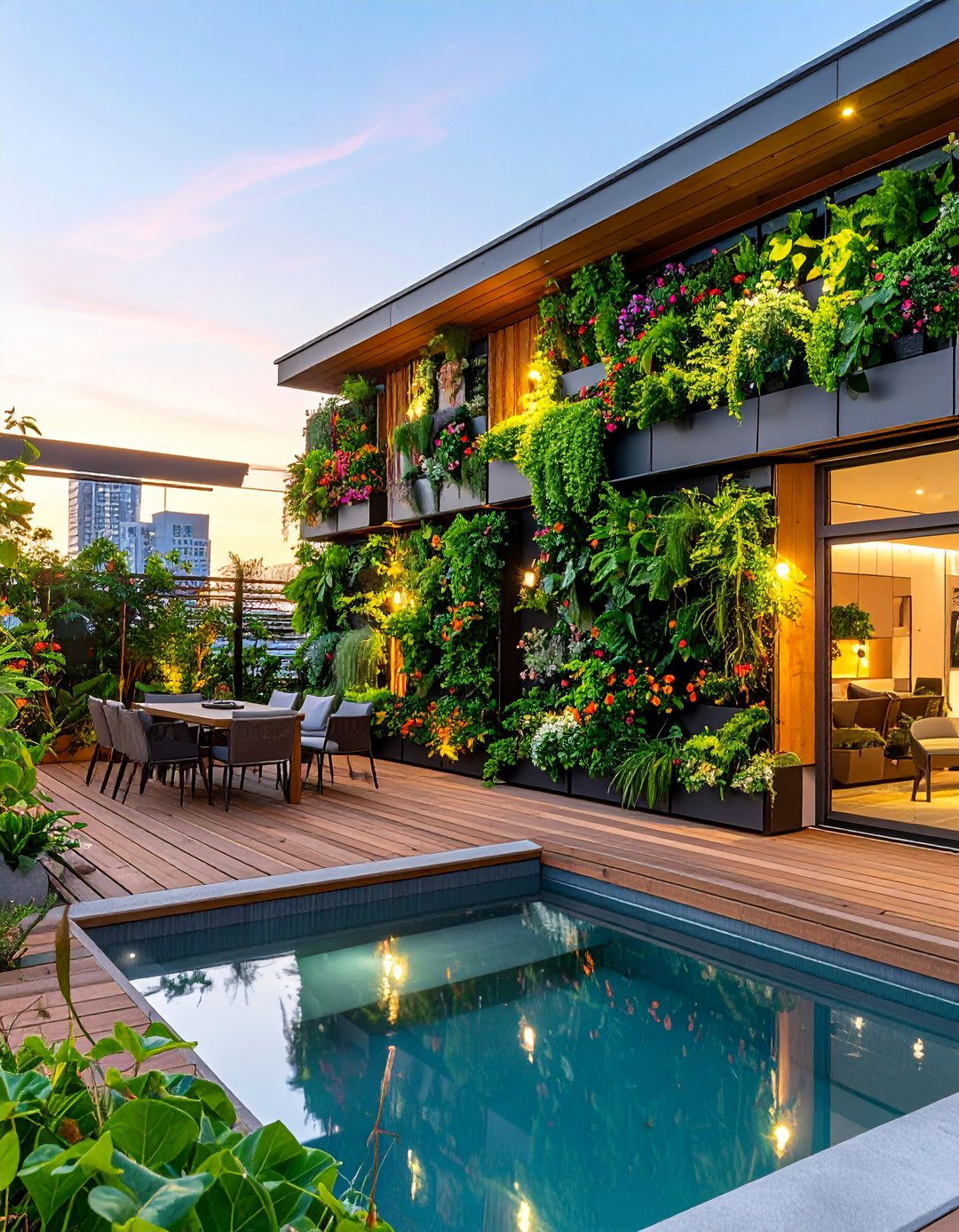 Living Wall Courtyard for Vertical Greenery - 25 courtyard ideas