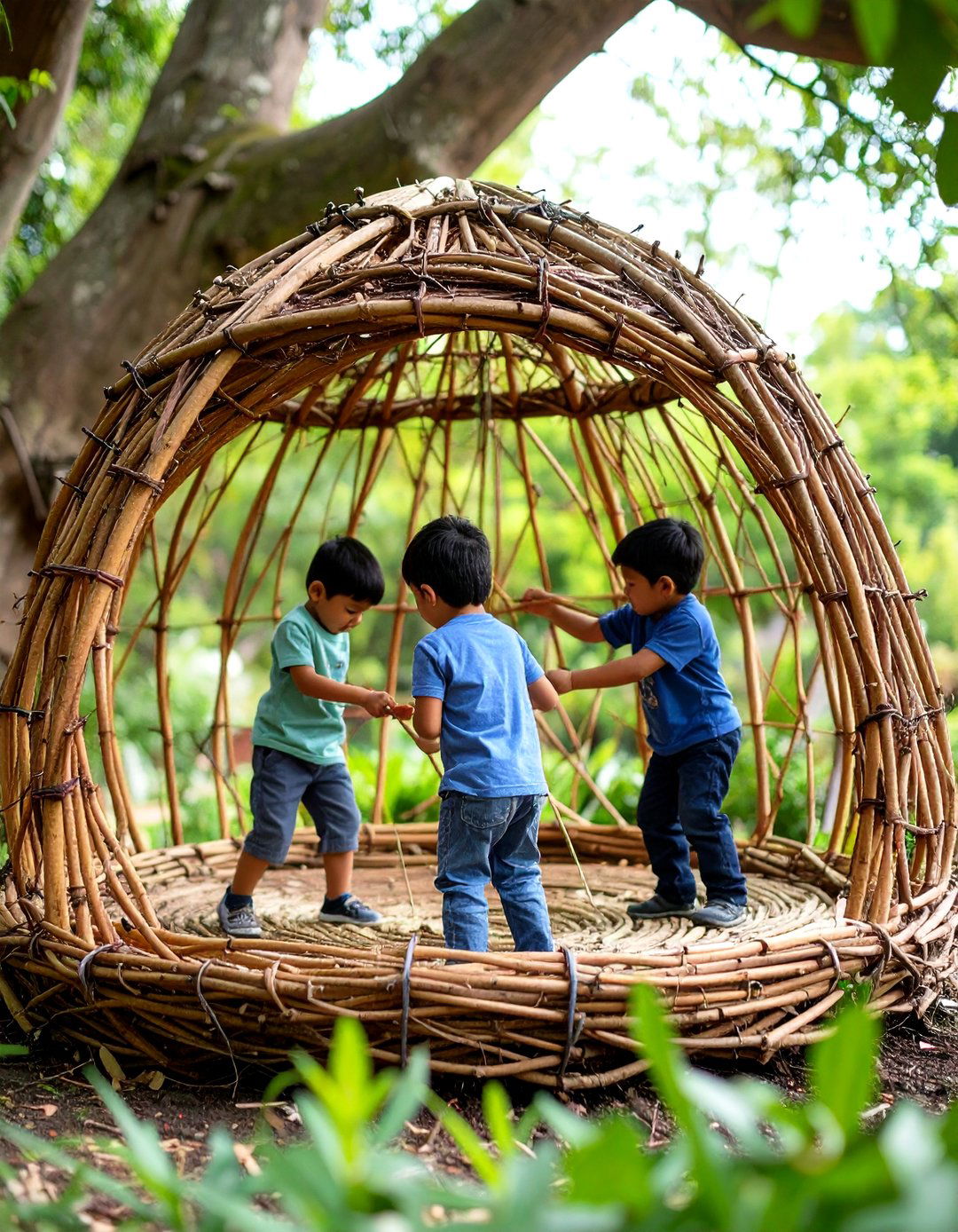 Living Willow Dome - 25 nursery garden ideas