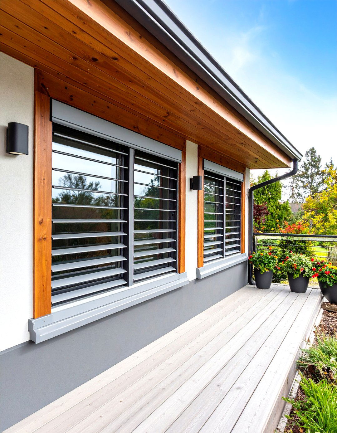 Louvered Deck Fascia for Airflow - 25 deck fascia ideas