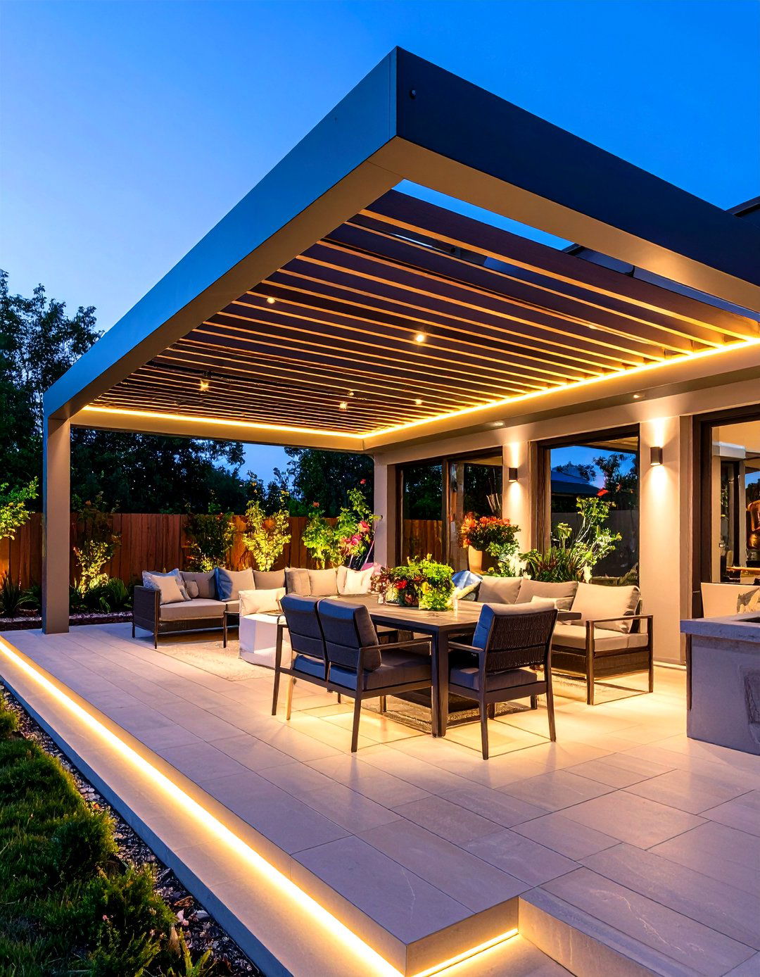 Louvered Pergola Patio Ceiling - 25 patio ceiling ideas